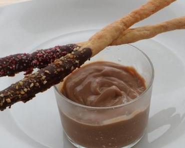 Crème dessert 4 saveurs & ses mikados "maison"
