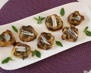 Aubergines vinaigrette à l’italienne