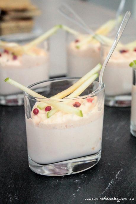 Verrines de panna cotta de lait ribot à la truite fumée - Concours Apéritif Dînatoire Guyader - ©www.cuisinedetouslesjours.com