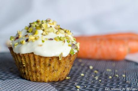 Carrot cupcake à la pistache – Bataille food #35