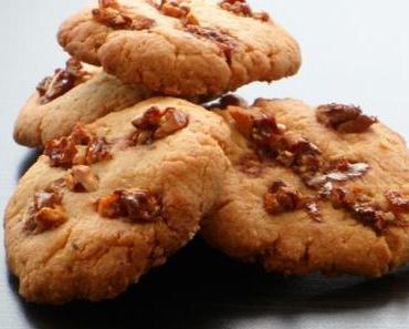 Biscuits craquants aux noix caramélisées
