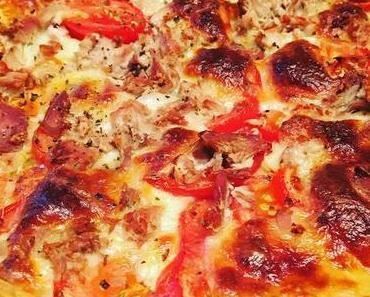 Tarte à la moutarde, tomate et thon en 30 mn chrono