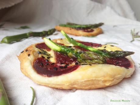 Tartelettes feuilletées Betterave Asperge    dans APÉRITIF DÎNATOIRE tarte-betterave-gros-plan