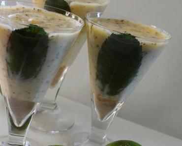 Mousse au citron parfum mojito