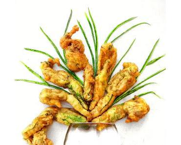 Beignets de Courgettes-Fleurs à la Niçoise / Bignéta dé Cougourdéta