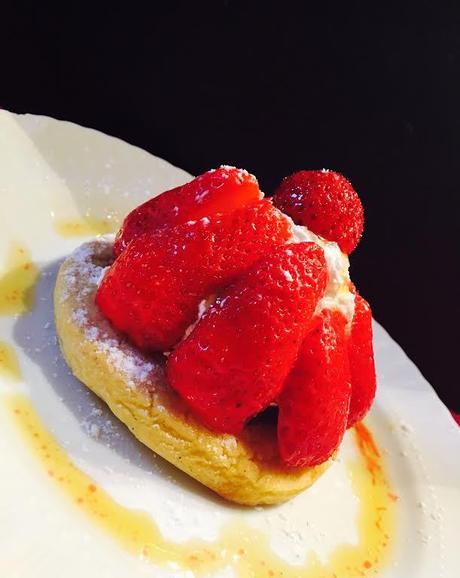 Tartelette aux fraises et betteraves et sa vinaigrette