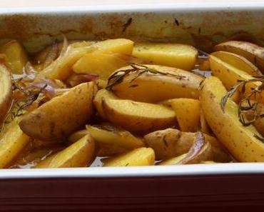 Pommes de terre primeurs au bouillon de légumes et curcuma