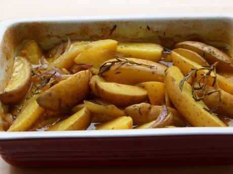 Pommes de terre, curcuma