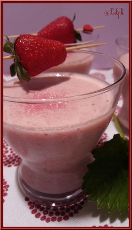 Mousse de fraise au fromage blanc