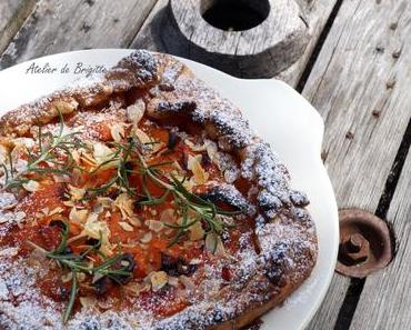 Tarte Rustique Abricots, Amandes et Romarin
