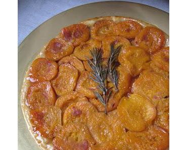 Tatin d'abricot au romarin