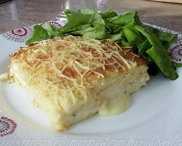 Croque tablette au St Nectaire et au bacon