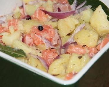 POMMES A L’HUILE AU SAUMON MARINE