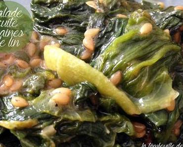 Repas simple et rapide, la salade cuite
