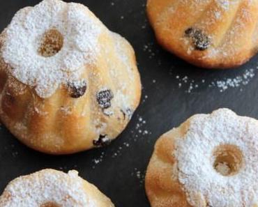 Mini kouglofs au levain et pépites de chocolat