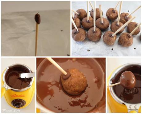 Cake pops anti-gaspi au caramel beurre salé