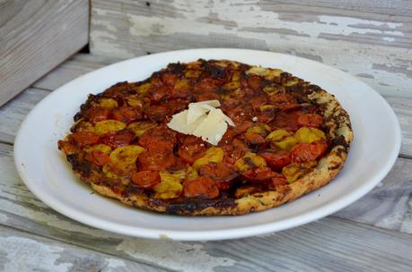 Tatin de tomates cerises à la tapenade