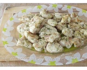 Joues de raies en persillade