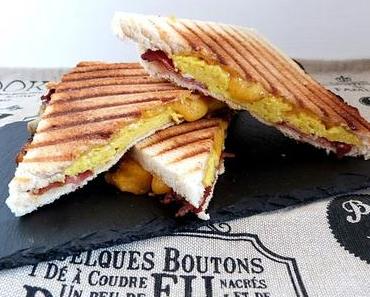 Grilled cheese façon American breakfast / Breakfast grilled cheese