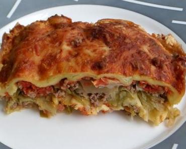 Lasagnes au bœuf & chou cabus cœur de bœuf