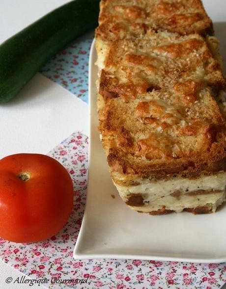 Croque-cake aux légumes, bio, sans oeufs ni gluten