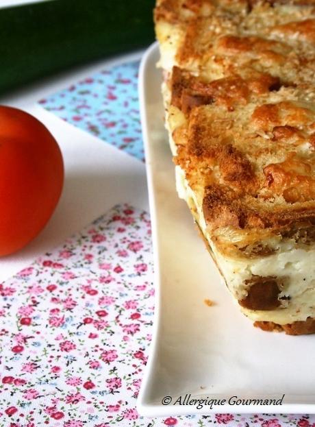 Croque-cake aux légumes, bio, sans oeufs ni gluten