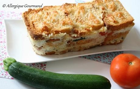 Croque-cake aux légumes, bio, sans oeufs ni gluten