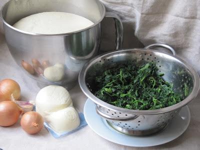 Tourte aux épinards : schacciata con spinachi en Emilie-Romagne