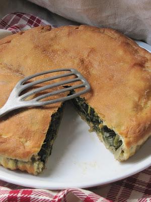 Tourte aux épinards : schacciata con spinachi en Emilie-Romagne