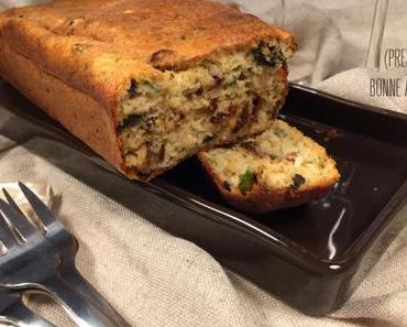 Cake salé aux tomates séchées et feta  {Défi cuisine Recettes.de #70}