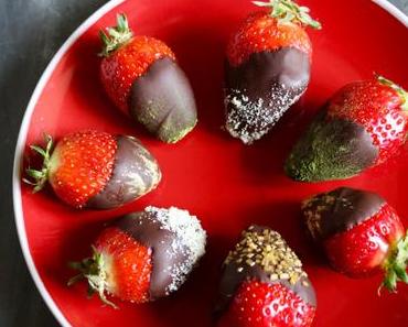 Fraises chocolatées