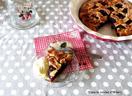 Cherry pie façon rustique si gourmande ! / Rustic cherry pie