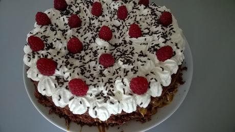 Gâteau chocolat - spéculos, chantilly