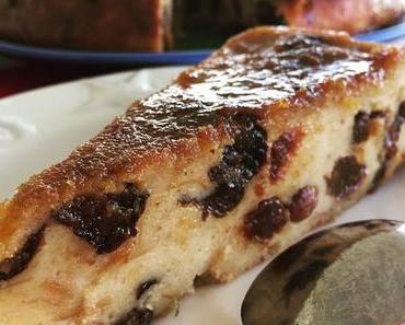 Le pudding de Martinique aux pruneaux et au rhum