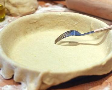 Pâte brisée à l’huile d’olive (sans robot)