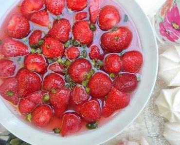 Fraises à la rose