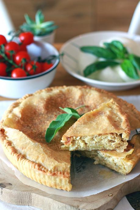 Tourte oignons, ricotta et sauge (Tourte ligurienne)