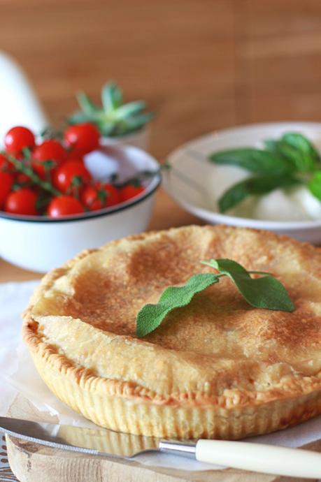 Tourte oignons, ricotta et sauge (Tourte ligurienne)