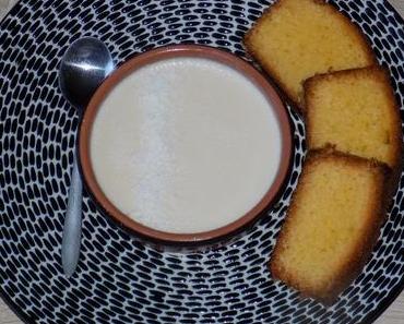 Yaourt flan à la noix de coco