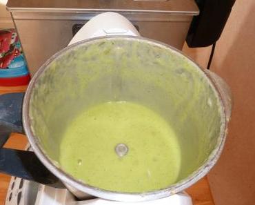 Velouté de courgettes, oignons nouveaux et pommes de terre au TM31