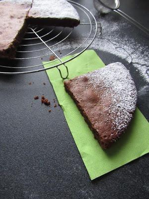 Fondant au chocolat caramel.