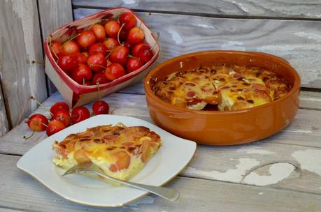 Clafoutis aux cerises bigarreaux