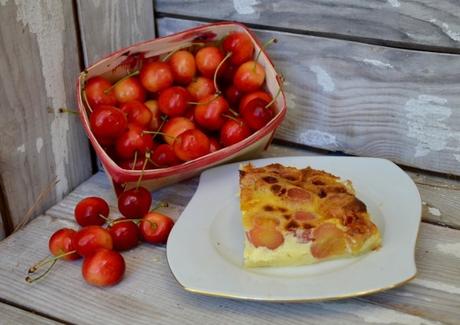 Clafoutis aux cerises bigarreaux