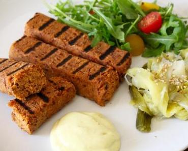 « Merguez » végétales et mayonnaise 100% vegan