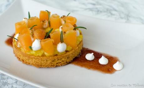 Tartelette de melon poché au romarin – Bataille food #36