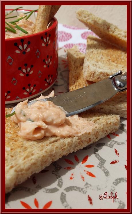 Rillettes aux deux saumons et ciboulette