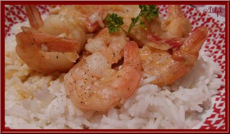 Crevettes au Curry et coco