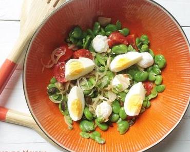 Salade de Fèves Fraîches à l’Huile de Pépins de Courges