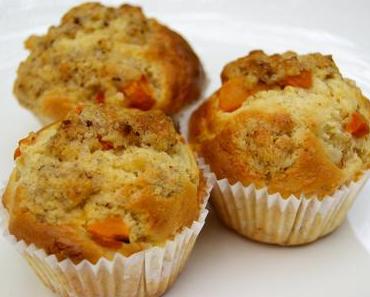 Muffins aux abricots et noisettes