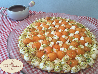 Tarte melon et muscat